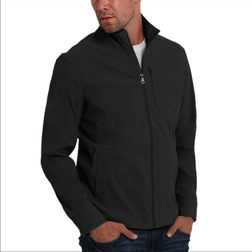 Orvis Size Large Black Lightweight Stretch Water Resistant Jacket